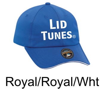 Lid Tunes Cool Performance Mesh Royal Cap